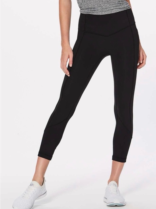 lululemon athletica Pants - Lululemon All The Right Places Crop II 23” Size 6 Black Tight Leggings